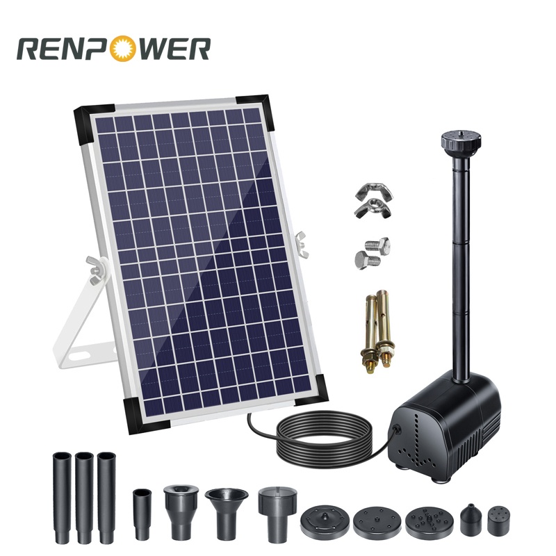 10W Solar DC Output Garden Fountain Pump Bird Bath Fountain Outdoor High Power Solar Fountain